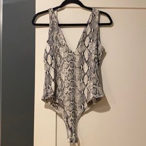 Snakeskin bodysuit